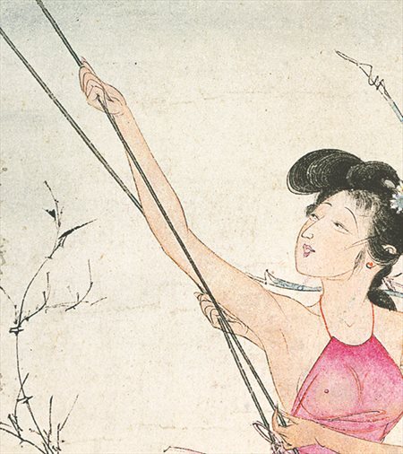 合浦县-胡也佛的仕女画和最知名的金瓶梅秘戏图